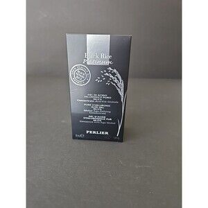 Perlier Black Rice Platinum Pure Hyaluronic Acid Gel 94.5% 1.6 oz/50 ml Sealed